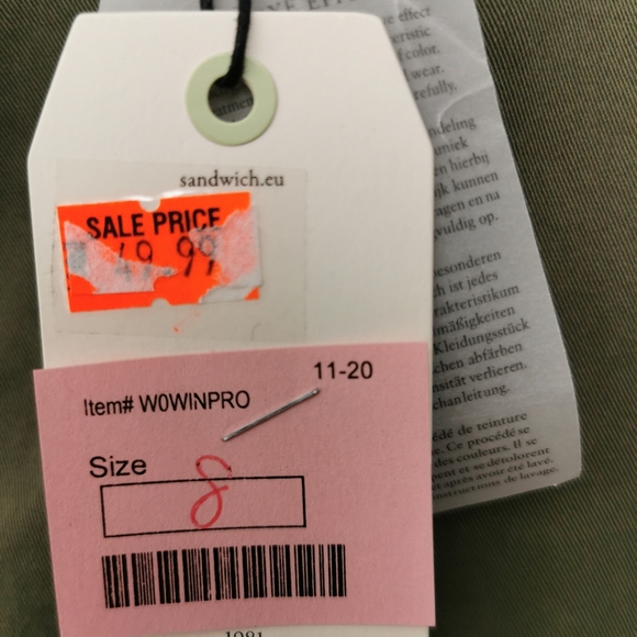 SIZE 8 SANDWICH Slim fit Tregging Dress Pants NWT - Picture 3 of 11